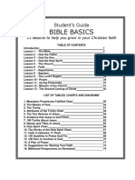 A Bible Basics - Student's Guide