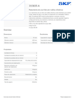 Rodamiento de Una Hilera de Rodillos Cilíndricos: Dimensiones Rendimiento