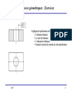 Exercice 1 - Les Specifications Geometriques