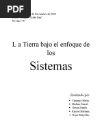 La Tierra Bajo El Enjoque de Los Sistemas