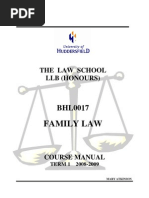 0809 Family Law