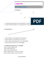 Exercices 6ème Alignement Appartenance Les Segments