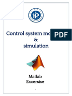 陈俊杰 10460348745 Control System Modeling Assesment 04