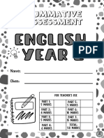 Year 2 Summative Test