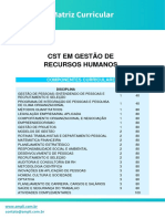 CST em Gestão de Recursos Humanos