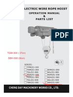 3ton and 5ton Hoist - Operation Manual