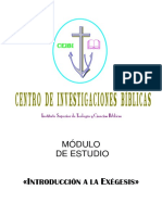 Introduccion A La Exegesis - Administrador