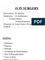 Drains in Surgery