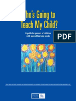 Who's Going To Teach My Child?