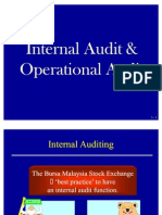 Internal Audit and Operational Audit