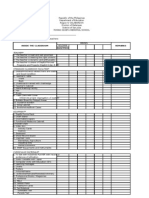 Monitoring Checklist