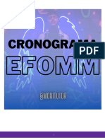 Cronograma de Estudos Efomm