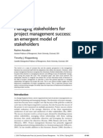 Managing Stakeholders Assundani