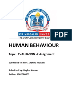 HUMAN BEHAVIOUR @raghav Kumar