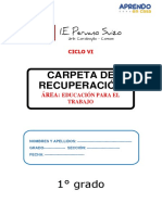 CARPETA DE RECUPERACIÓN DE 1ro - EPT