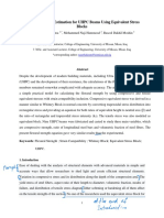 Flexural Strength Estimation For UHPC Beams Using Equivalent Stress