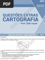 Aula 004 - Questões Extras de Cartografia