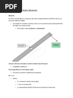 Grade 9-Physics Notes-Moments