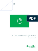 TAC Xenta 500 700 911 913 Product Manual