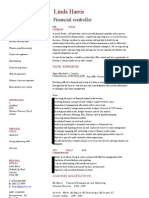 Financial Controller CV Template