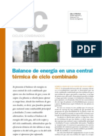 Balance Central Termica Ciclo Combinado