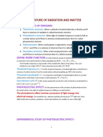 Dual Nature of Radiation and Matter New