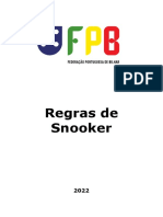 Regras de Snooker 2022