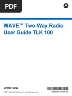 TLK100 WAVE PTX User Guide