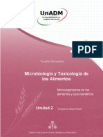 Microbiología y Toxicología de Los Alimentos: Unidad 2