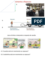 Movimento e Repouso para Alunos