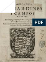 Enriquez de Guzman, Feliciana - Tragicomedia. Los Jardines y Campos Sabeos