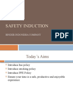 Safety Induction Visitor Eng