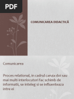 Comunicarea Didactica