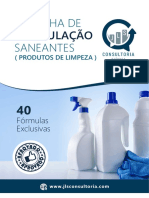 Cartilha de Formulações Saneantes