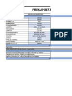 Presupuesto-Obra Materiales