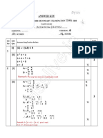 Hsslive March 2020 Official Key Xii Maths