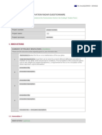 Innovation Radar Questionnaire Template