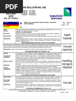 0400E-CHB - Sulfuric Acid