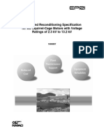 Repair and Reconditioning Specification For AC Squirrel-Cage Motors With Voltage Ratings of 2.3 KV To 13.2 KV