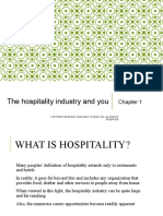 Chapter 1 The Hospitality Industry and You