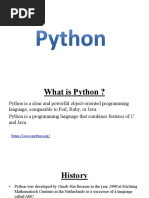 Introduction To Python