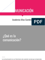 COMUNICACIÓN