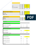 Agitator Power Requirement and Mixing Intensity Calculation