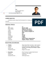 JOB RESUME - Ian Daguplo - Ian Daguplo