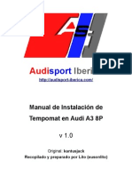 Manual de Instalación de Tempomat en Audi A3 8P