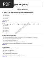 Pharmacology Solved MCQs (Set-3)