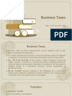 Business Taxes