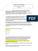 Avaliação I - Gestão de Produtos e Marcas