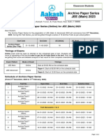 Archive Paper Series JEE (Main & Advanced) 2023