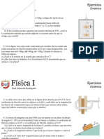 Física I - Ejercicios Tipo Examen - Unidad II